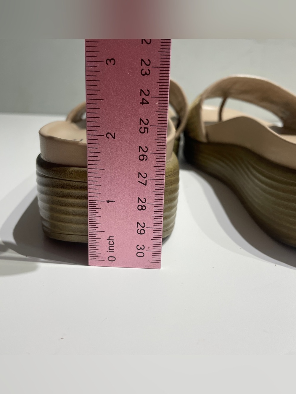 Donald Pliner Raffia Patterned Slides Woven Platform Slides Y2K Style - Picture 13 of 13